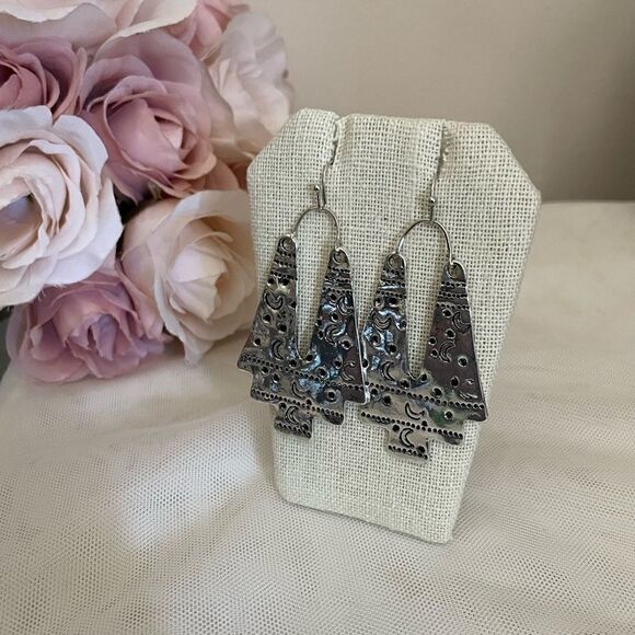 NEW FP Boho Tribal Dangle Earrings - Picture 7 of 11
